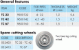 Řezné kolečko na nerez pro TC 32-42